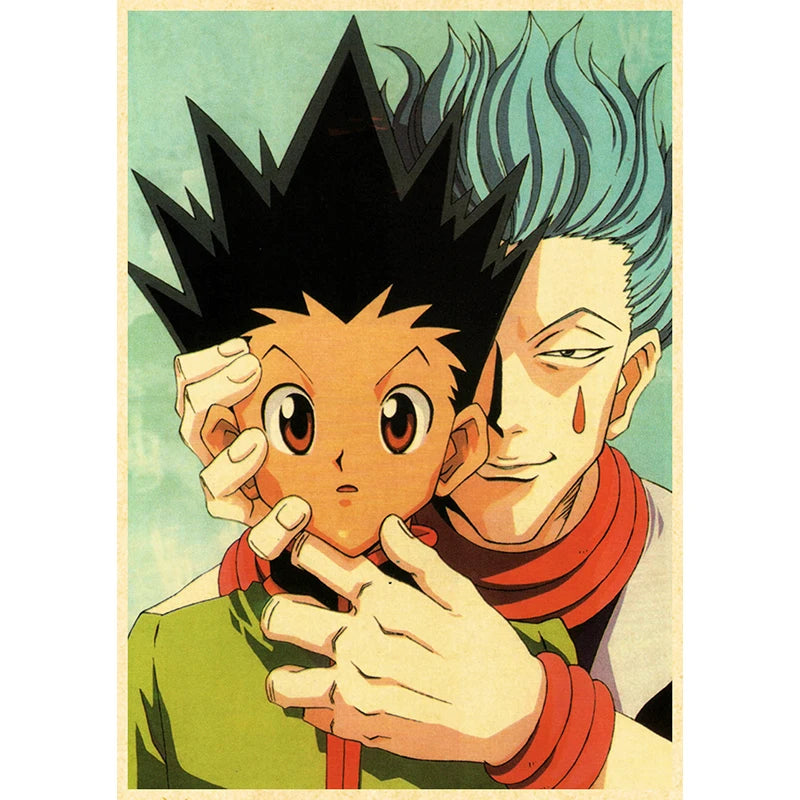 Hunter X Hunte Anime Poster Decor For Home Posters Room Wall Pictur Kraft Paper Retro And Prints Art Bar Cafe Stickers