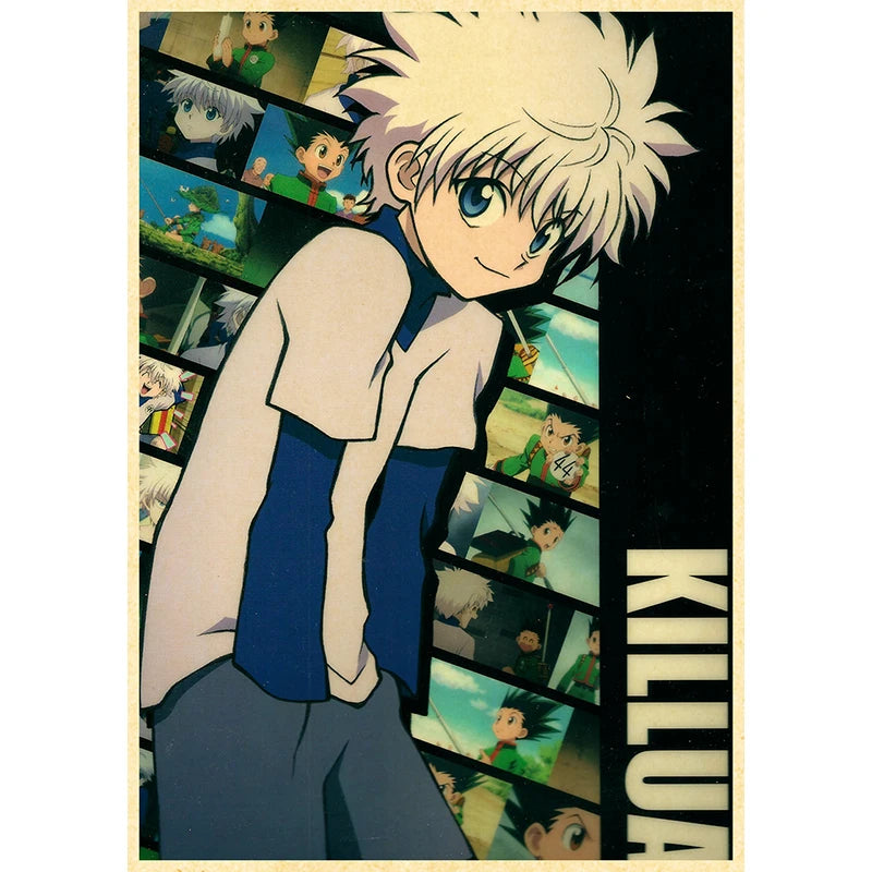 Hunter X Hunte Anime Poster Decor For Home Posters Room Wall Pictur Kraft Paper Retro And Prints Art Bar Cafe Stickers