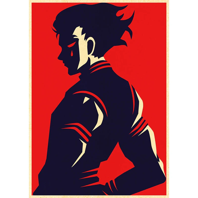 Hunter X Hunte Anime Poster Decor For Home Posters Room Wall Pictur Kraft Paper Retro And Prints Art Bar Cafe Stickers