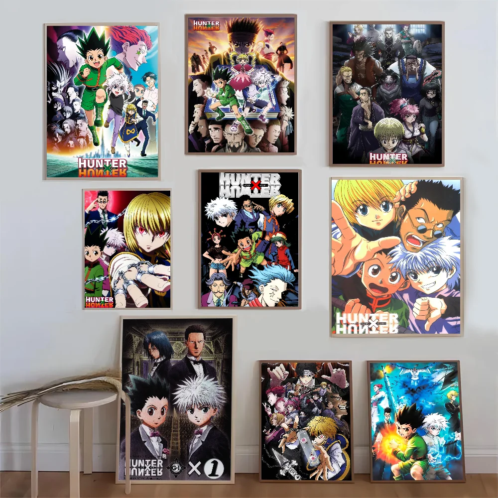 Hunter X Hunte Anime Poster Good Quality Prints and Posters HD Quality Poster Wall Art Painting Study Home Decor