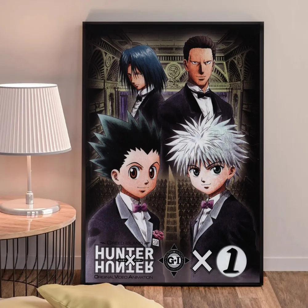 Hunter X Hunte Anime Poster Good Quality Prints and Posters HD Quality Poster Wall Art Painting Study Home Decor