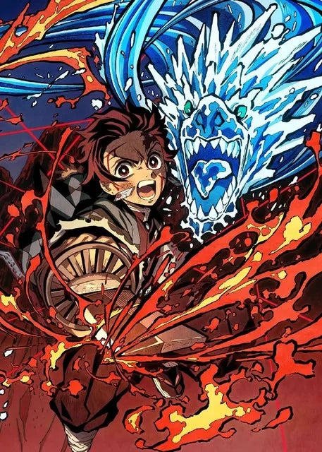 Anime Demon Slayer Classic Canvas Painting Anime Character Posters HD Wall Art Picture Modern Home Decoration