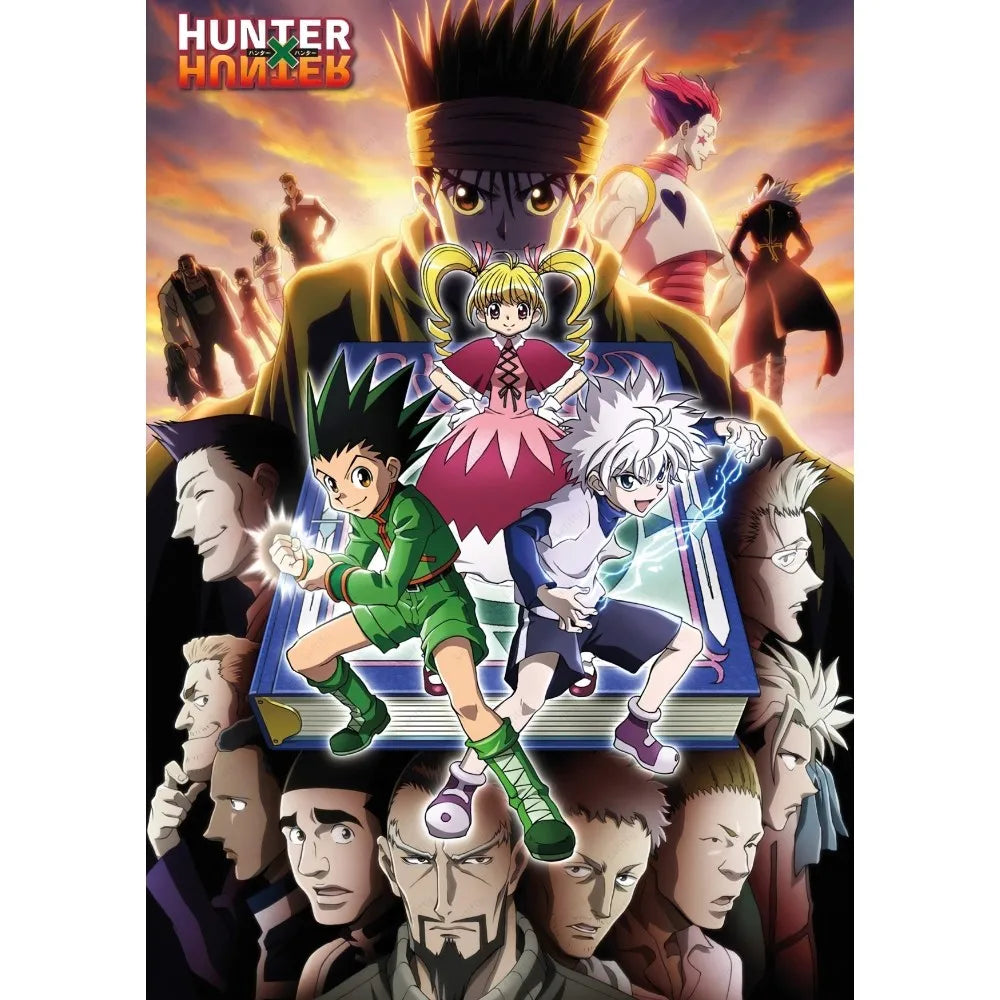 1pc Hunter X Hunter Manga Anime Poster Sticky Wall Art Printing Waterproof Home Living Bed Room Bar Aesthetic Decor