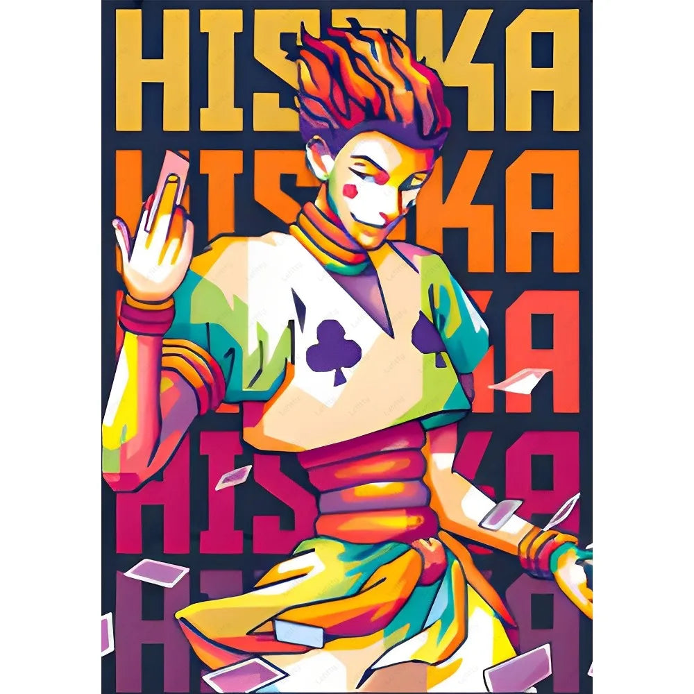 1pc Hunter X Hunter Manga Anime Poster Sticky Wall Art Printing Waterproof Home Living Bed Room Bar Aesthetic Decor