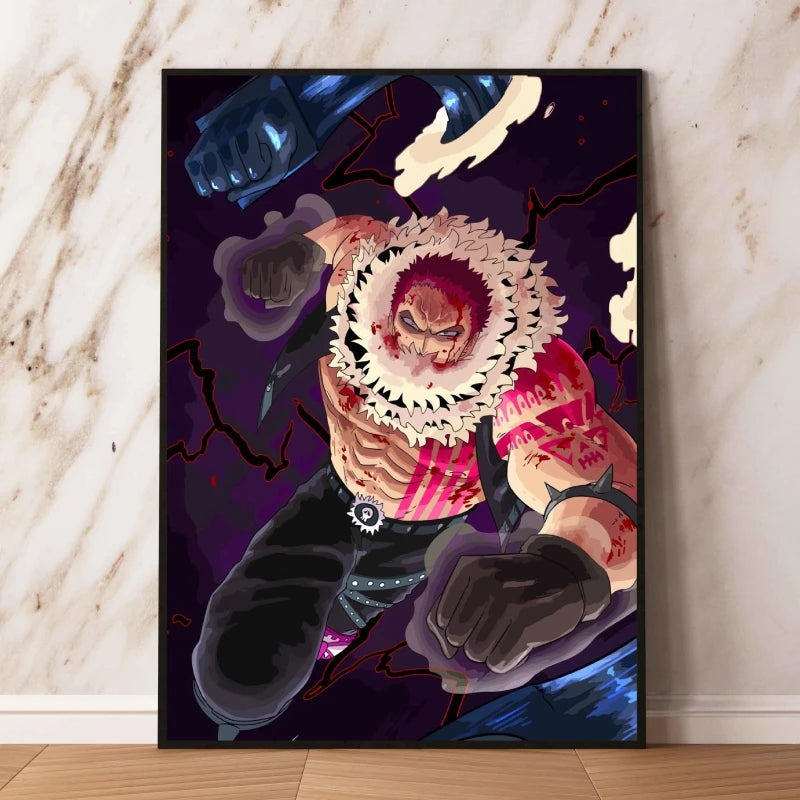 Canvas Art Walls Painting One Piece Zoro Classic Friends Gifts Hanging Aesthetic Poster Kid Action Figures Modern Living Room