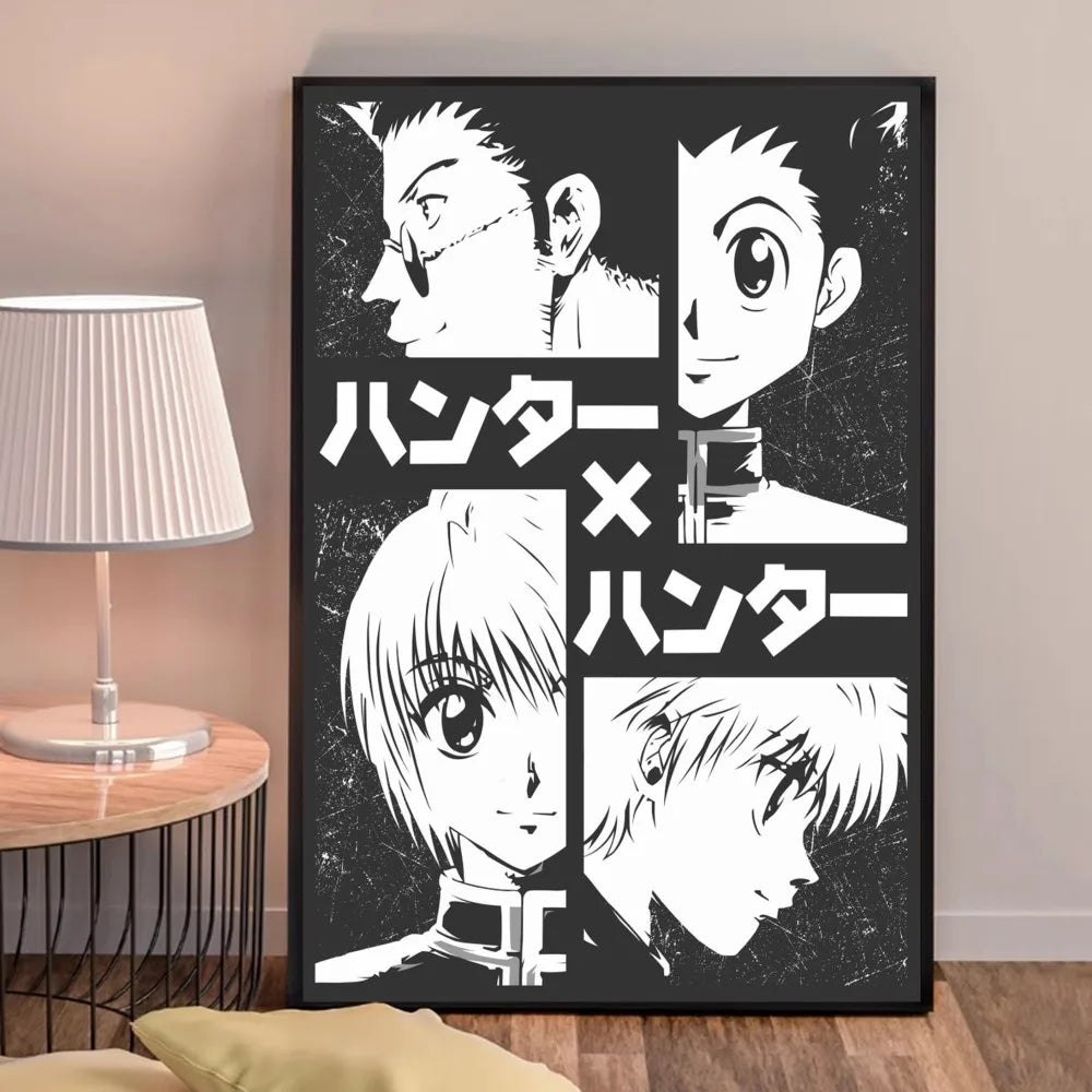 Hunter X Hunte Anime Poster Good Quality Prints and Posters HD Quality Poster Wall Art Painting Study Home Decor