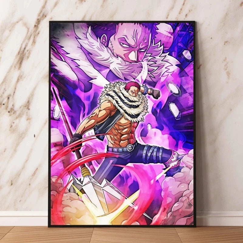 Canvas Art Walls Painting One Piece Zoro Classic Friends Gifts Hanging Aesthetic Poster Kid Action Figures Modern Living Room