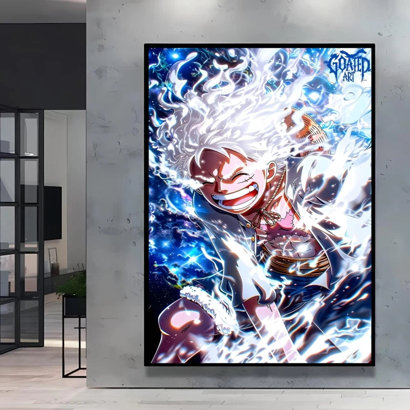 High Quality Canvas Printing One Piece Ace Character Poster Comics Pictures Bright and Long Lasting Colors Home Wall Art Decor