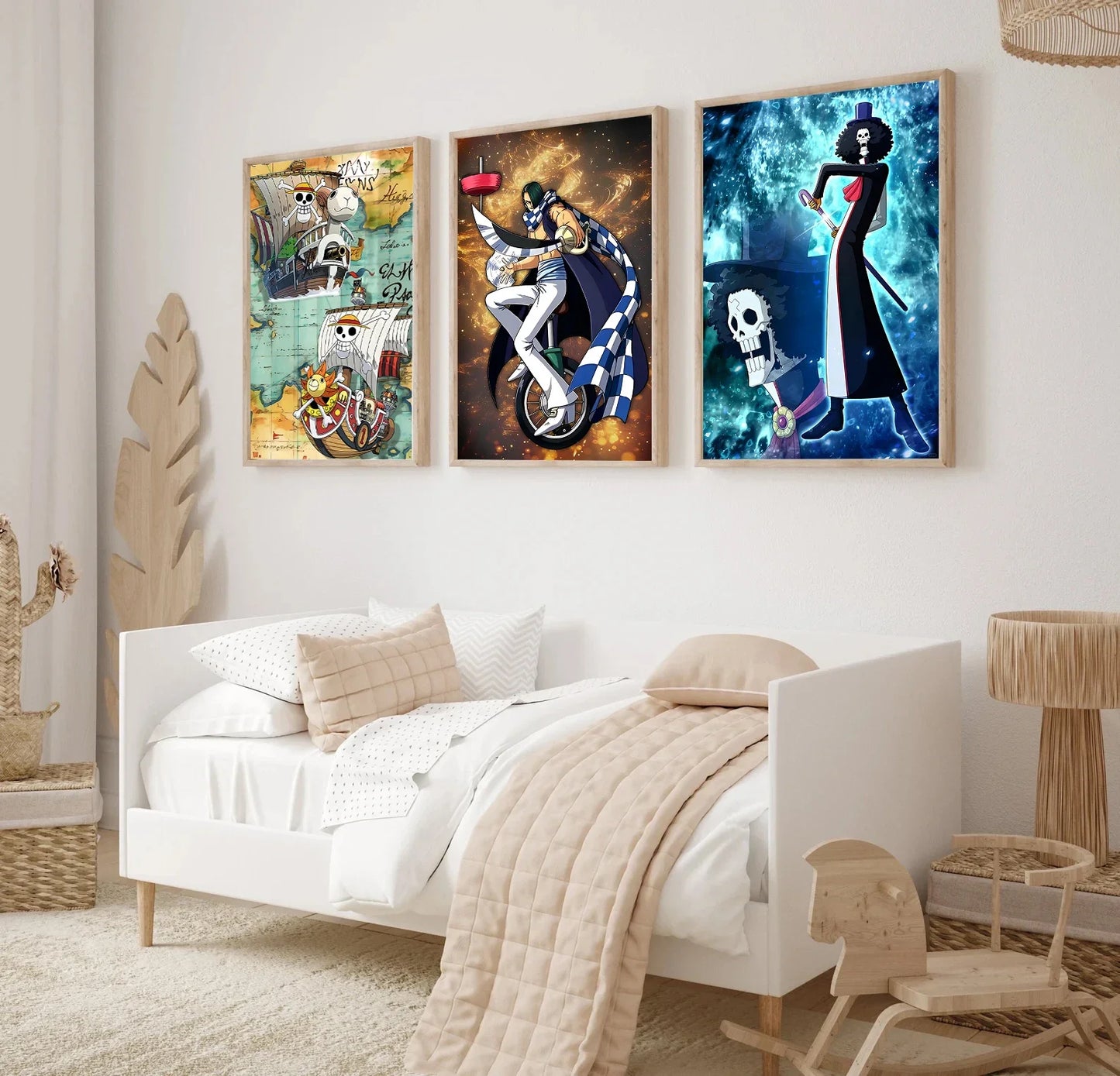 One Piece Buggy Anime Wallpaper Kuzan HD Home Decoration Painting Luffy Wall Art Self-adhesive Poster Sticker Mihawk Kid Gift