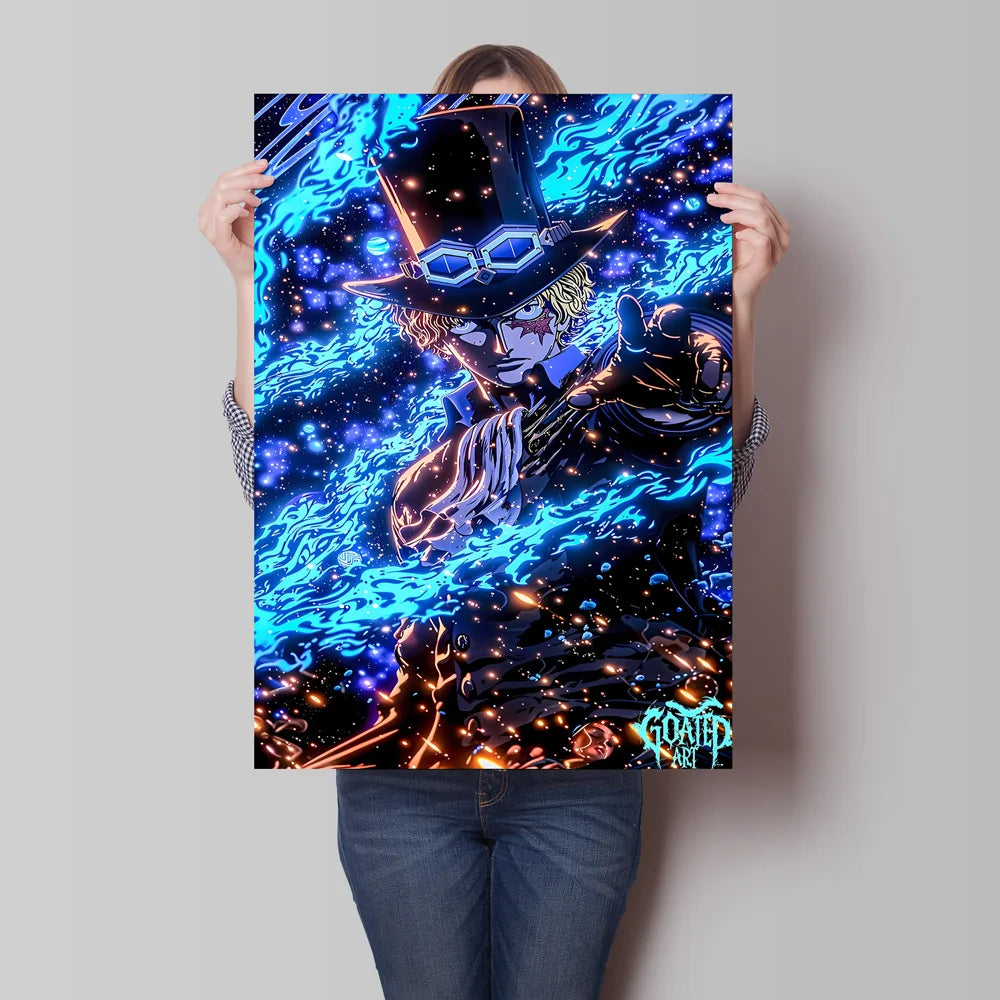 High Quality Canvas Printing One Piece Ace Character Poster Comics Pictures Bright and Long Lasting Colors Home Wall Art Decor