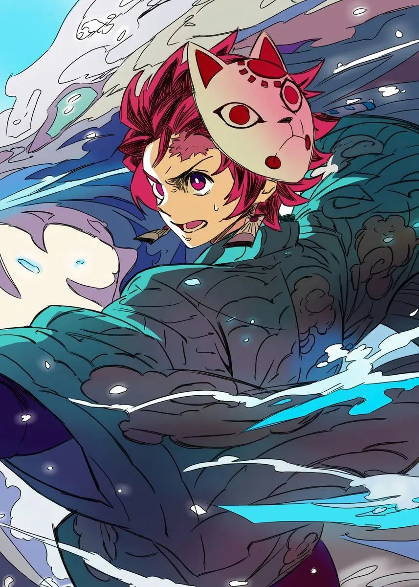 Anime Demon Slayer Classic Canvas Painting Anime Character Poster HD Wall Art Picture for Modern Home Children's Room Decoration