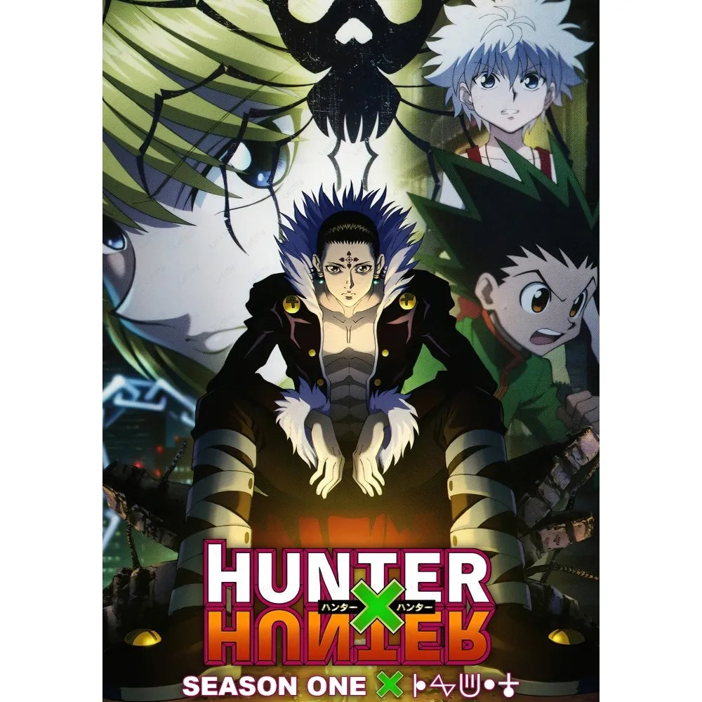 1pc Hunter X Hunter Manga Anime Poster Sticky Wall Art Printing Waterproof Home Living Bed Room Bar Aesthetic Decor