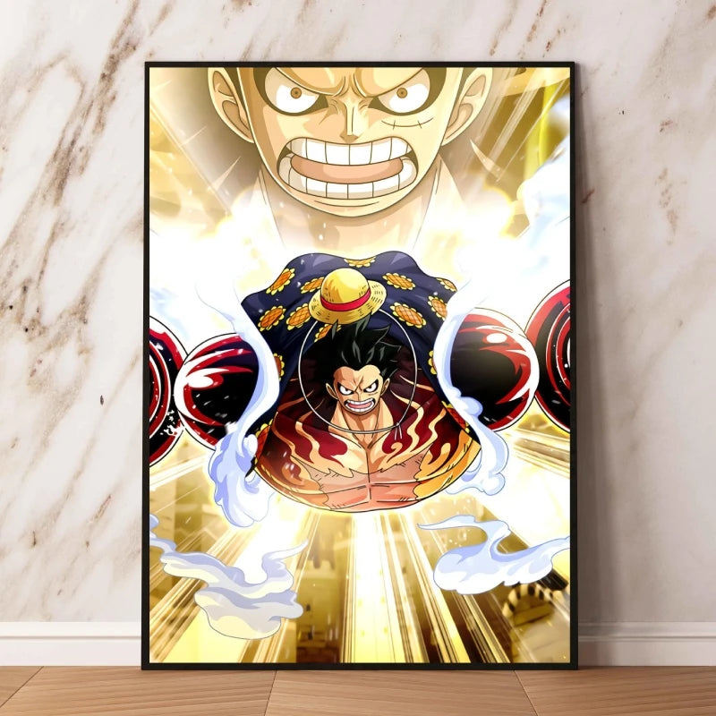 Canvas Art Walls Painting One Piece Zoro Classic Friends Gifts Hanging Aesthetic Poster Kid Action Figures Modern Living Room