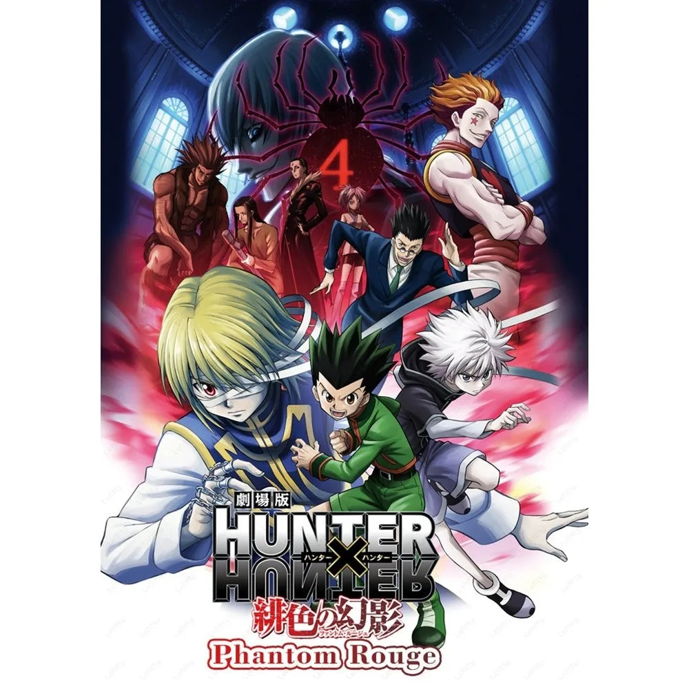 1pc Hunter X Hunter Manga Anime Poster Sticky Wall Art Printing Waterproof Home Living Bed Room Bar Aesthetic Decor