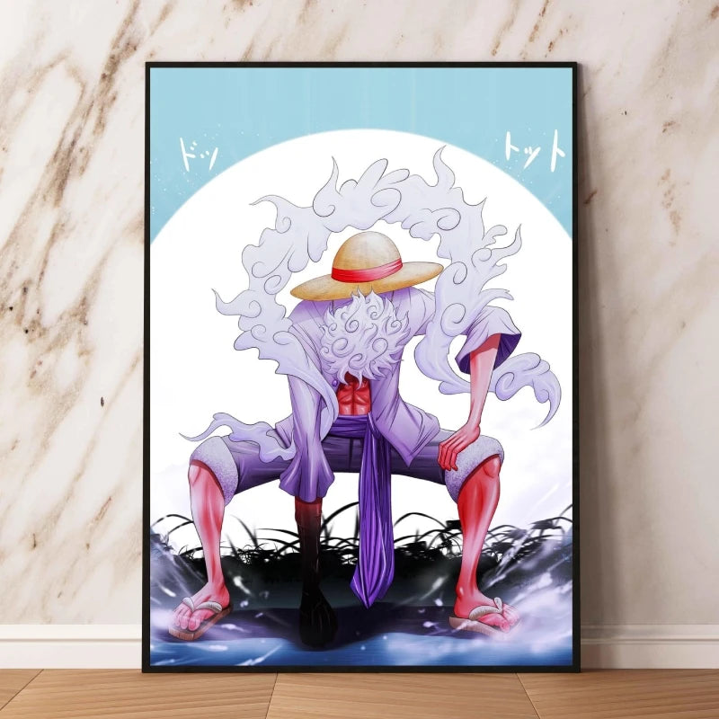 Canvas Art Walls Painting One Piece Zoro Classic Friends Gifts Hanging Aesthetic Poster Kid Action Figures Modern Living Room
