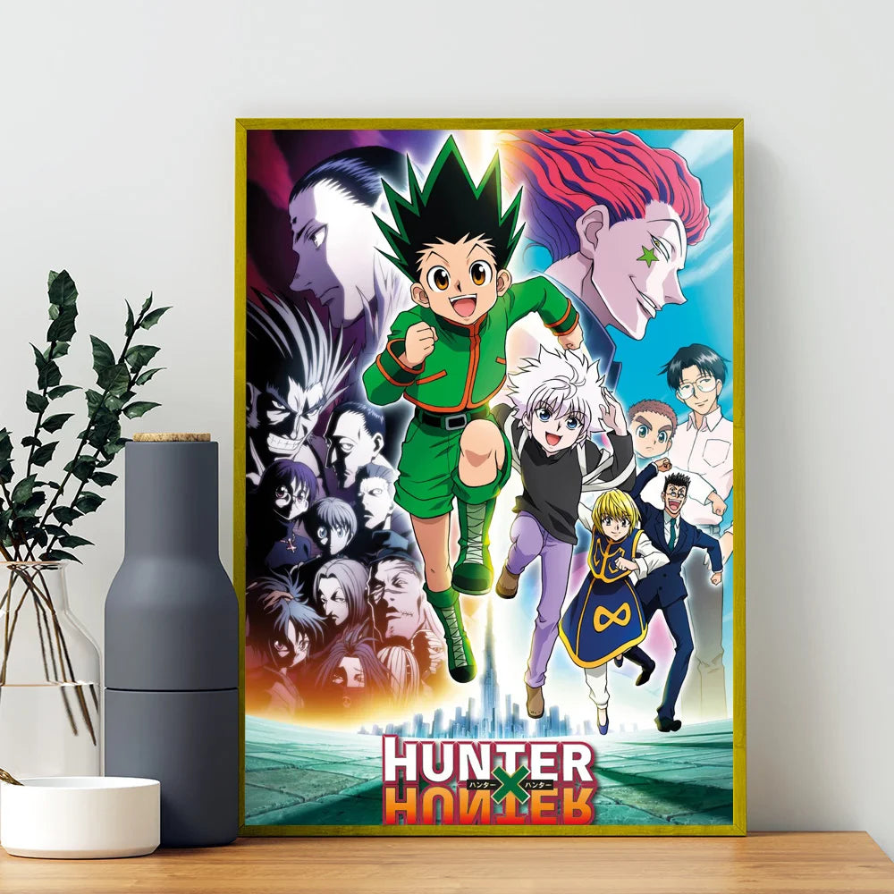 Hunter X Hunte Anime Poster Good Quality Prints and Posters HD Quality Poster Wall Art Painting Study Home Decor