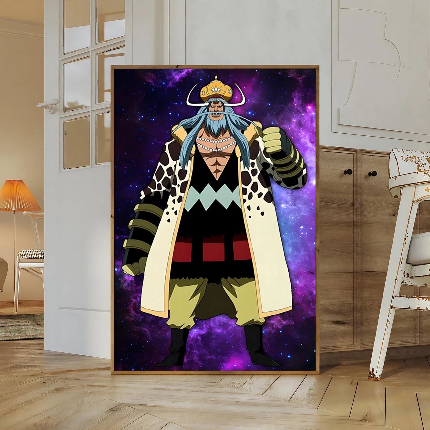 One Piece Buggy Anime Wallpaper Kuzan HD Home Decoration Painting Luffy Wall Art Self-adhesive Poster Sticker Mihawk Kid Gift