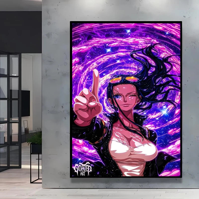High Quality Canvas Printing One Piece Ace Character Poster Comics Pictures Bright and Long Lasting Colors Home Wall Art Decor