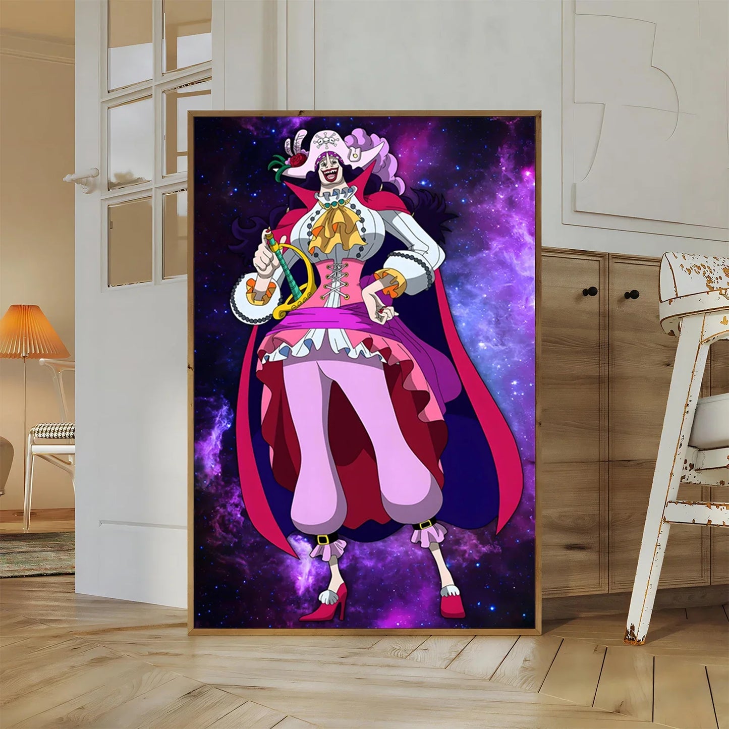 One Piece Buggy Anime Wallpaper Kuzan HD Home Decoration Painting Luffy Wall Art Self-adhesive Poster Sticker Mihawk Kid Gift