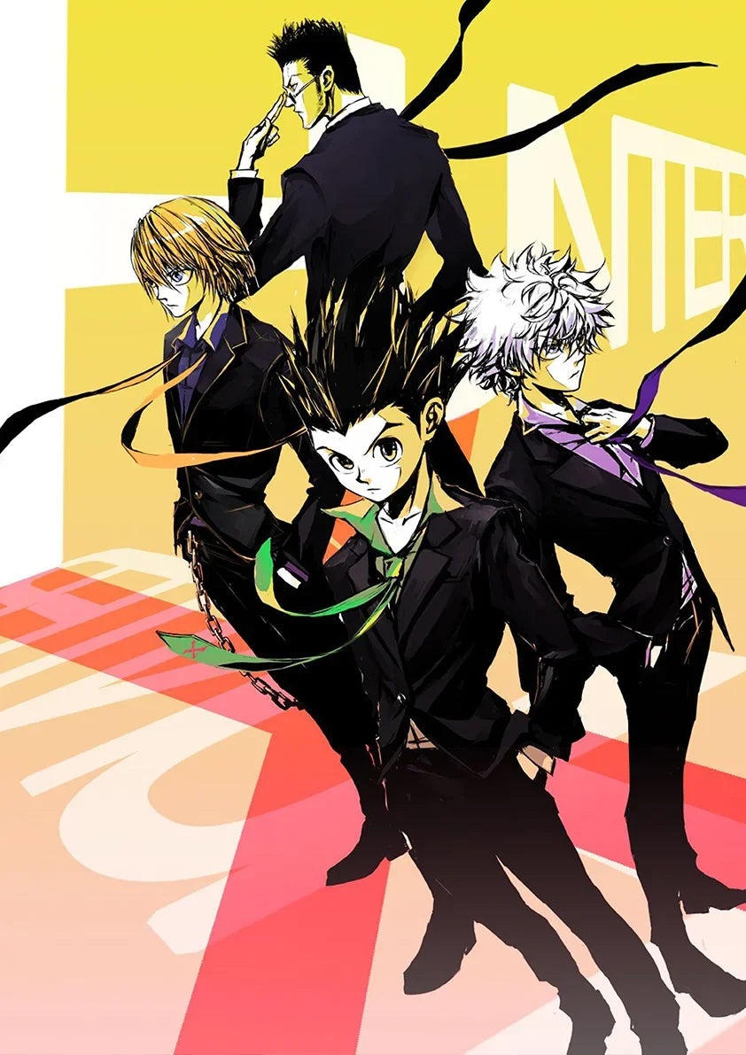 Hunter X Hunter Poster Classic Japanese Anime Aesthetic Canvas Painting Poster Wall Art Picture Room Decoration