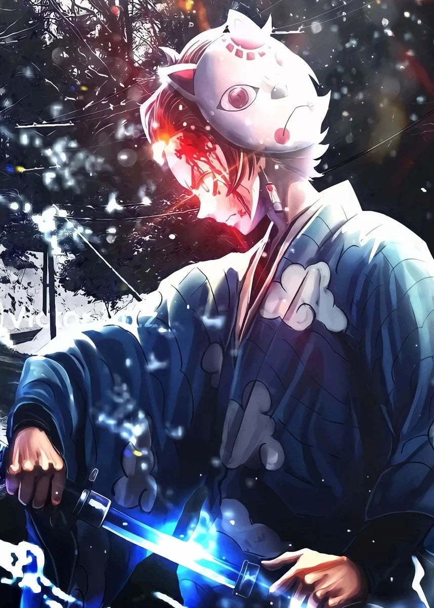 Anime Demon Slayer Classic Canvas Painting Anime Character Poster HD Wall Art Picture for Modern Home Children's Room Decoration