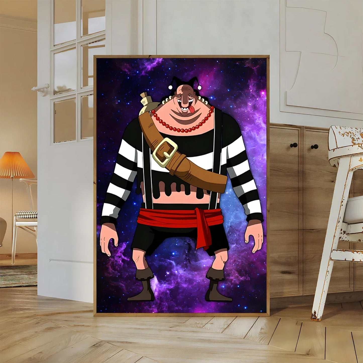One Piece Buggy Anime Wallpaper Kuzan HD Home Decoration Painting Luffy Wall Art Self-adhesive Poster Sticker Mihawk Kid Gift