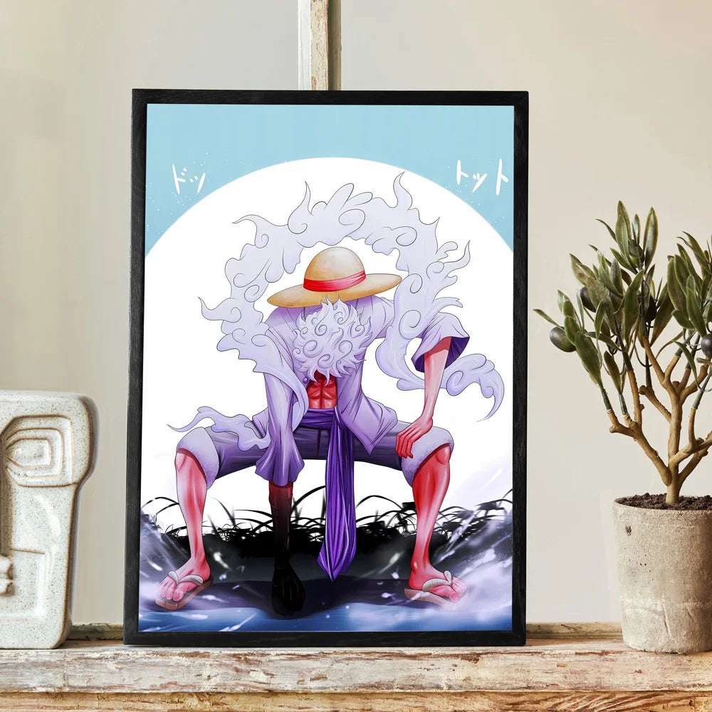 Canvas Art Walls Painting One Piece Zoro Classic Friends Gifts Hanging Aesthetic Poster Kid Action Figures Modern Living Room
