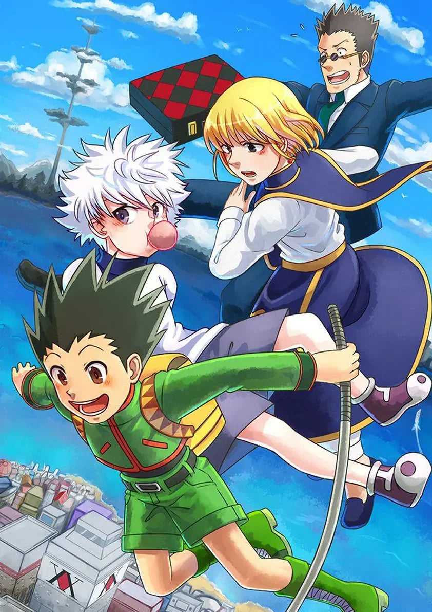 Hunter X Hunter Poster Classic Japanese Anime Aesthetic Canvas Painting Poster Wall Art Picture Room Decoration