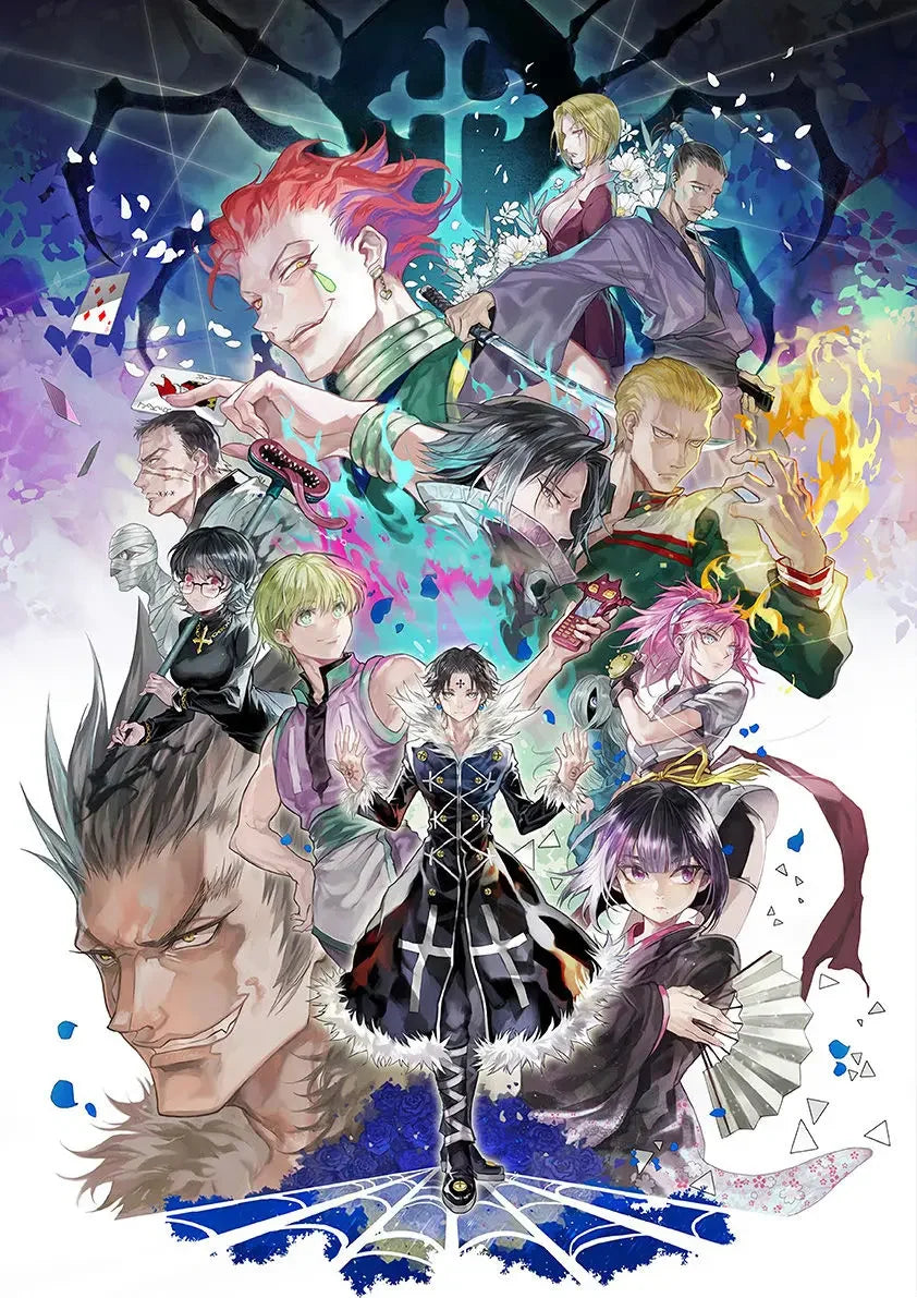 Hunter X Hunter Poster Classic Japanese Anime Aesthetic Canvas Painting Poster Wall Art Picture Room Decoration
