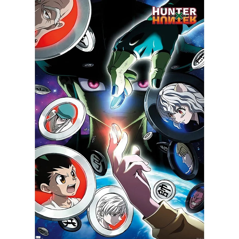 1pc Hunter X Hunter Manga Anime Poster Sticky Wall Art Printing Waterproof Home Living Bed Room Bar Aesthetic Decor