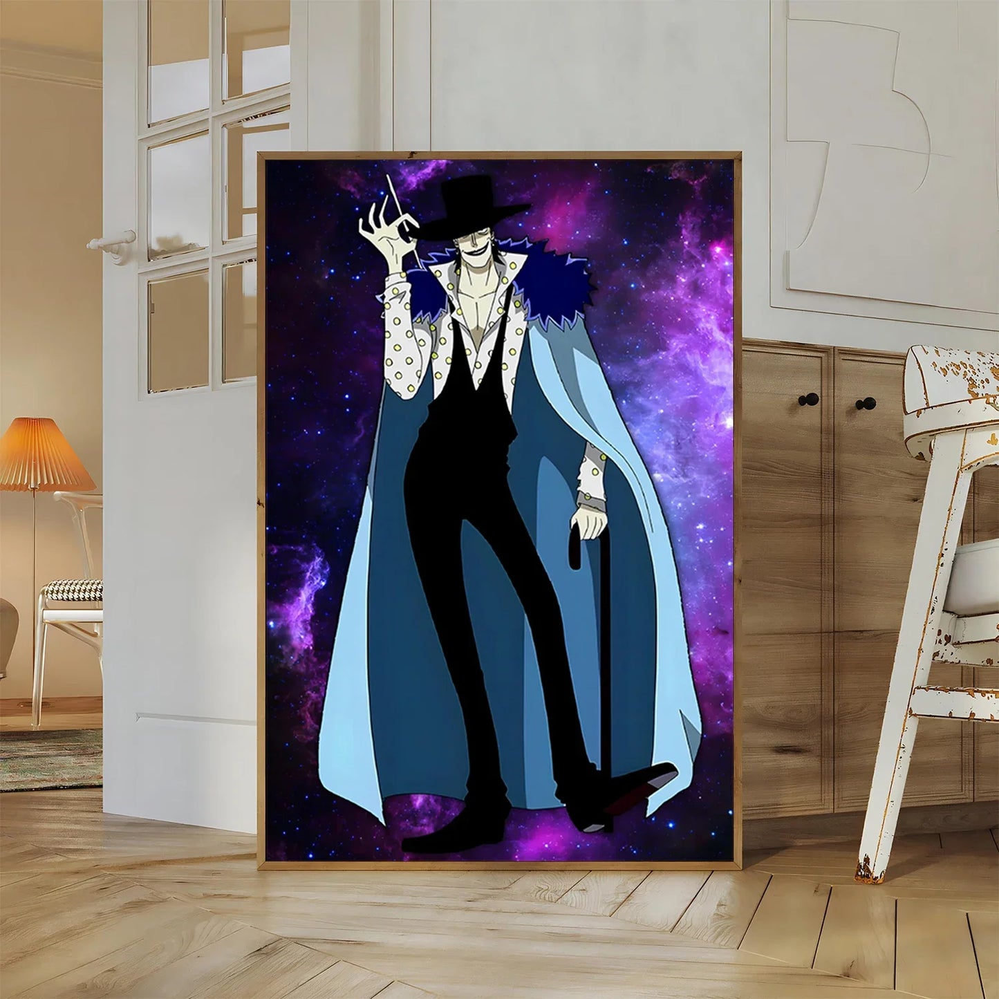 One Piece Buggy Anime Wallpaper Kuzan HD Home Decoration Painting Luffy Wall Art Self-adhesive Poster Sticker Mihawk Kid Gift