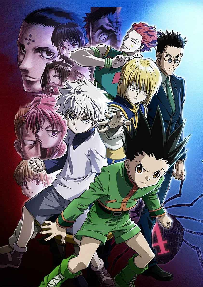 Hunter X Hunter Poster Classic Japanese Anime Aesthetic Canvas Painting Poster Wall Art Picture Room Decoration