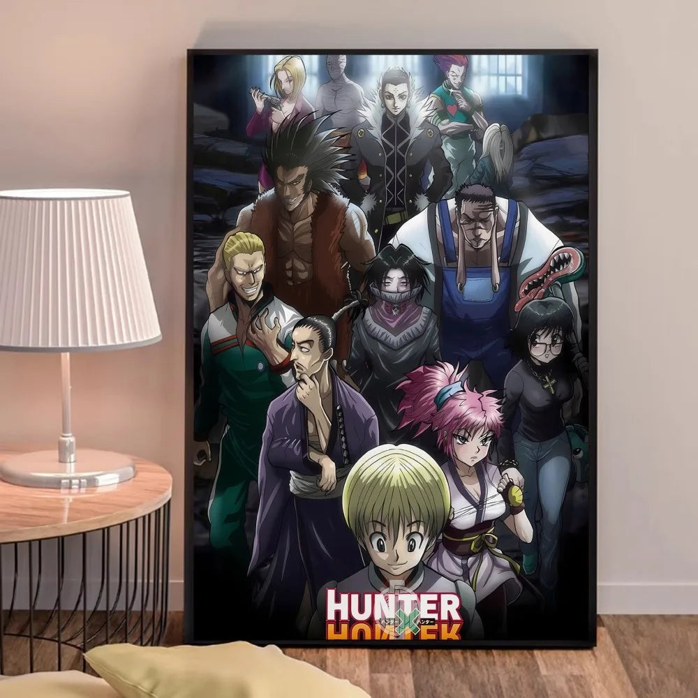Hunter X Hunte Anime Poster Good Quality Prints and Posters HD Quality Poster Wall Art Painting Study Home Decor