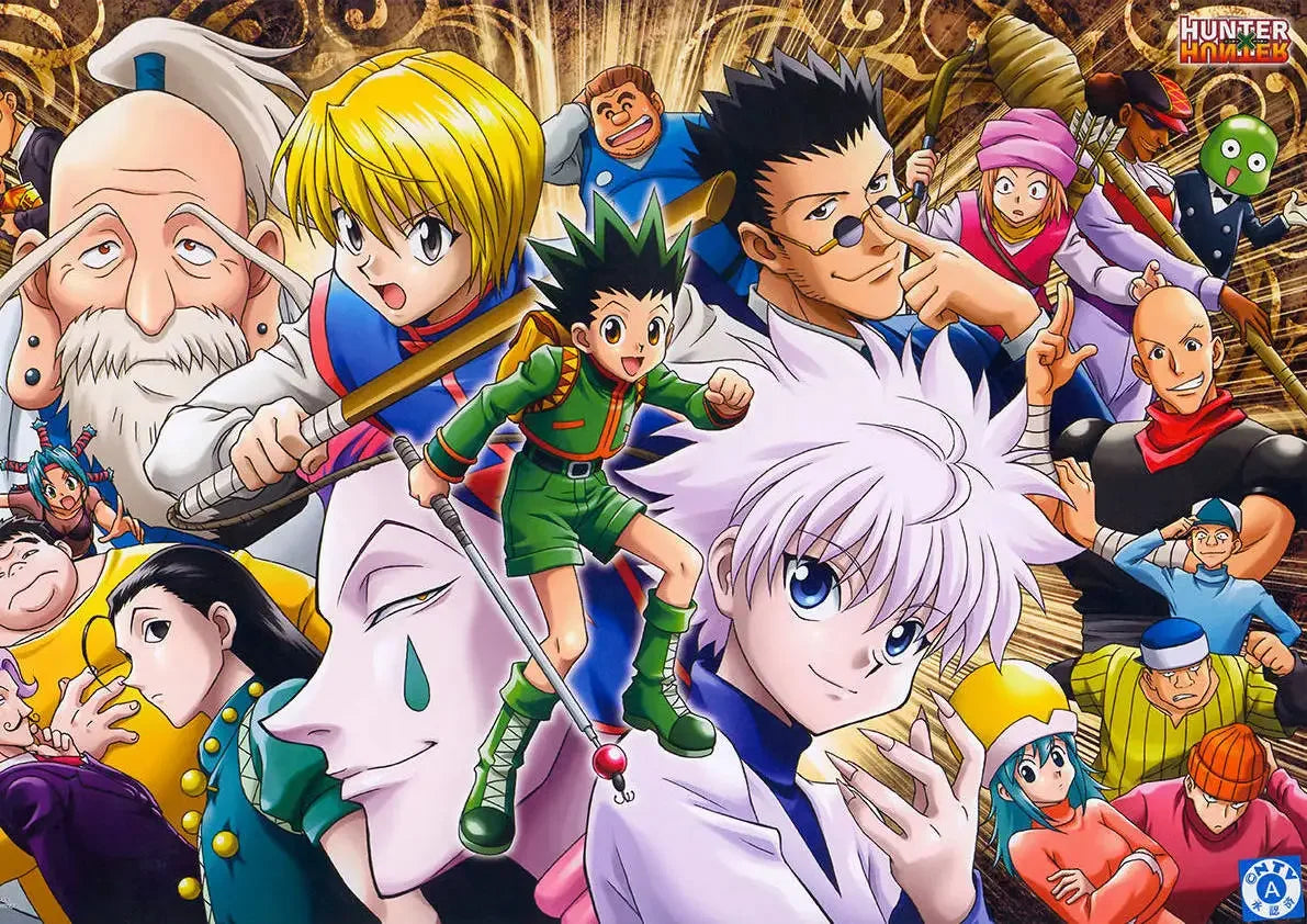 Hunter X Hunter Poster Classic Japanese Anime Aesthetic Canvas Painting Poster Wall Art Picture Room Decoration