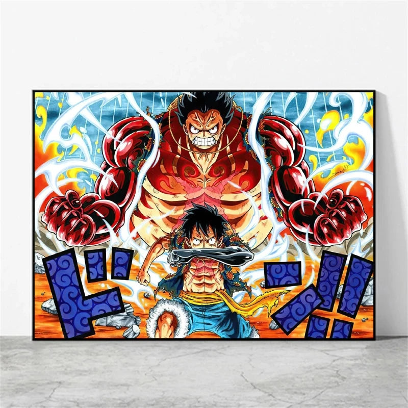 Canvas Art Walls Painting One Piece Zoro Classic Friends Gifts Hanging Aesthetic Poster Kid Action Figures Modern Living Room