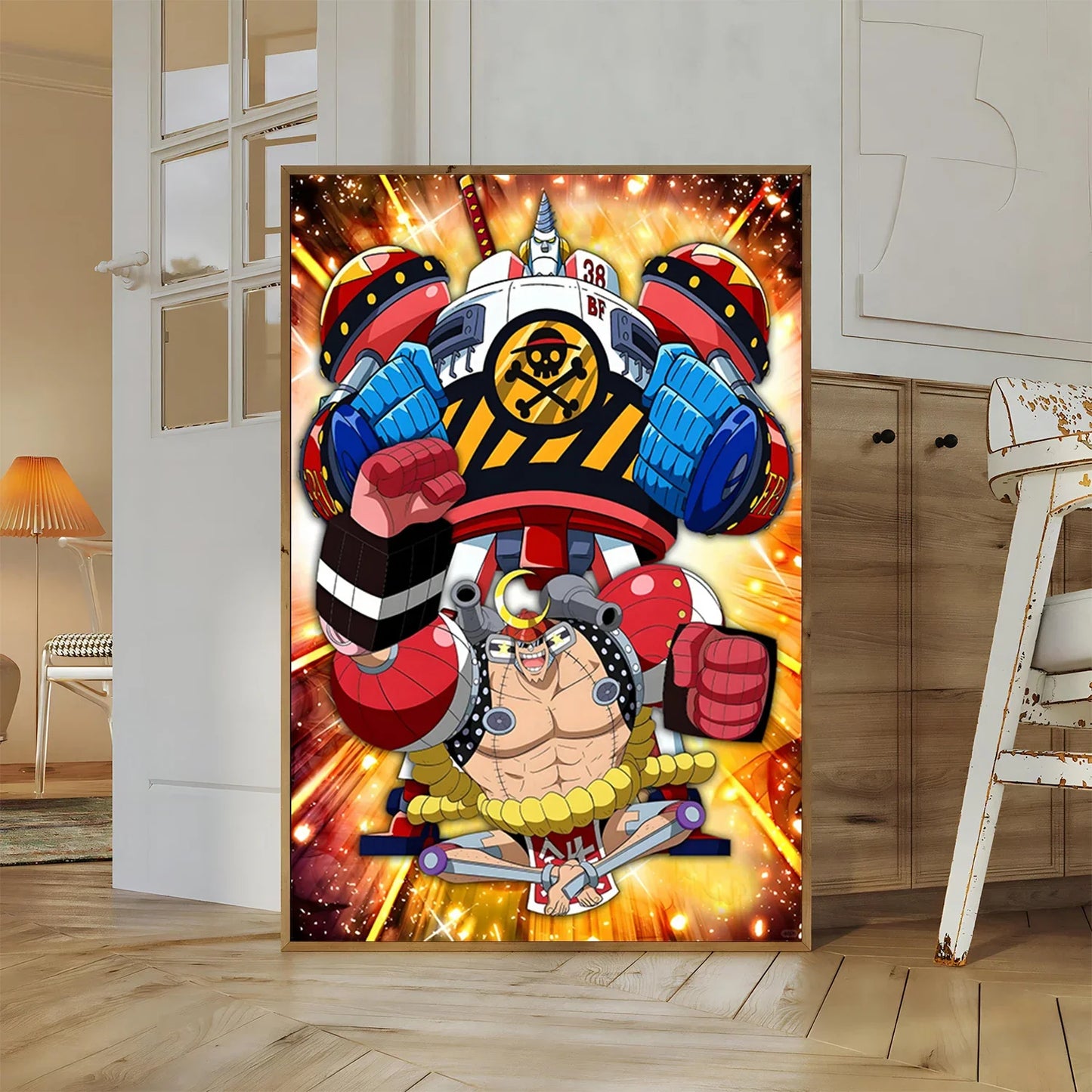 One Piece Buggy Anime Wallpaper Kuzan HD Home Decoration Painting Luffy Wall Art Self-adhesive Poster Sticker Mihawk Kid Gift