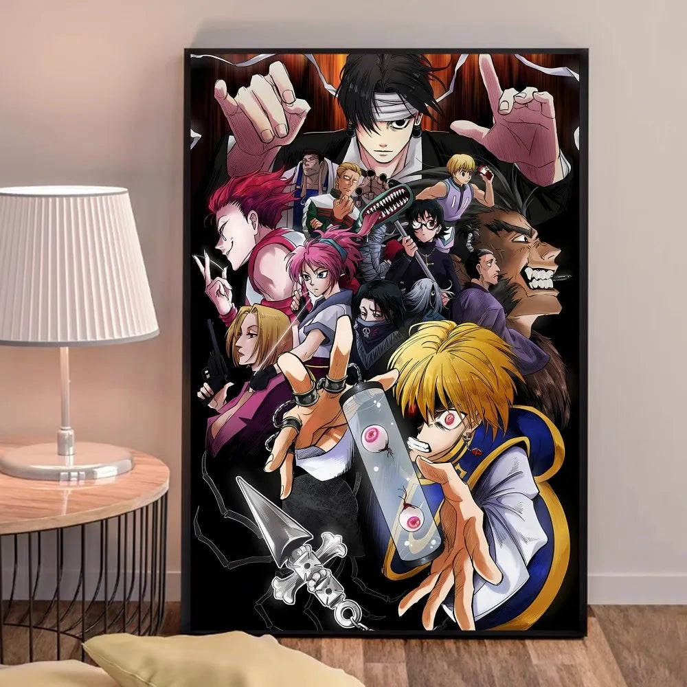 Hunter X Hunte Anime Poster Good Quality Prints and Posters HD Quality Poster Wall Art Painting Study Home Decor
