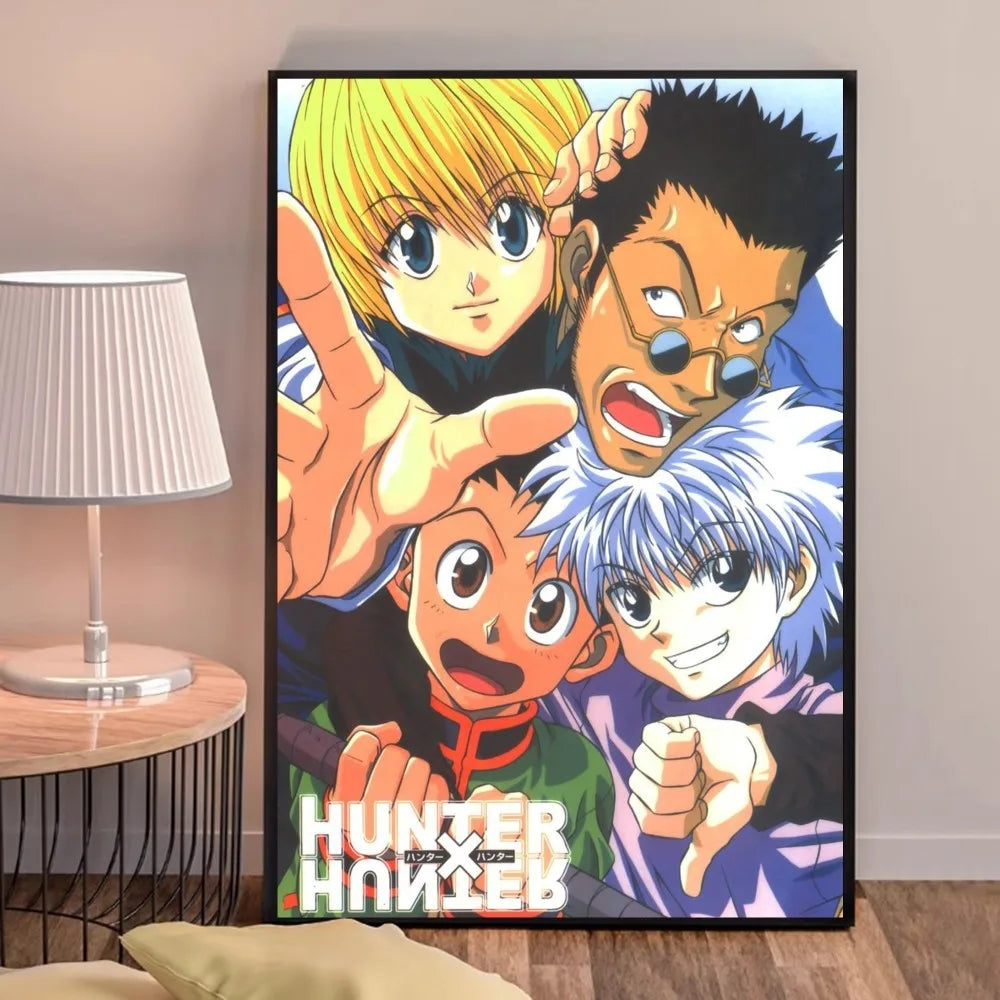 Hunter X Hunte Anime Poster Good Quality Prints and Posters HD Quality Poster Wall Art Painting Study Home Decor
