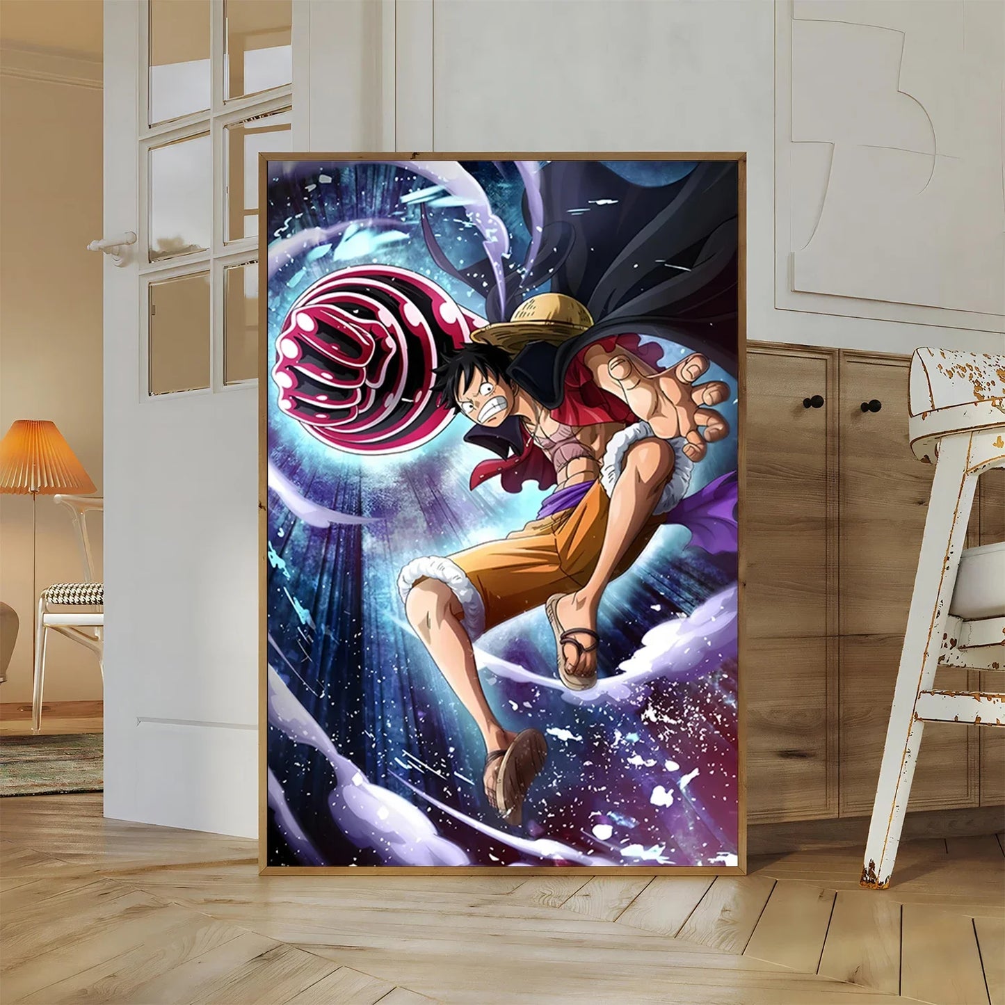 One Piece Buggy Anime Wallpaper Kuzan HD Home Decoration Painting Luffy Wall Art Self-adhesive Poster Sticker Mihawk Kid Gift