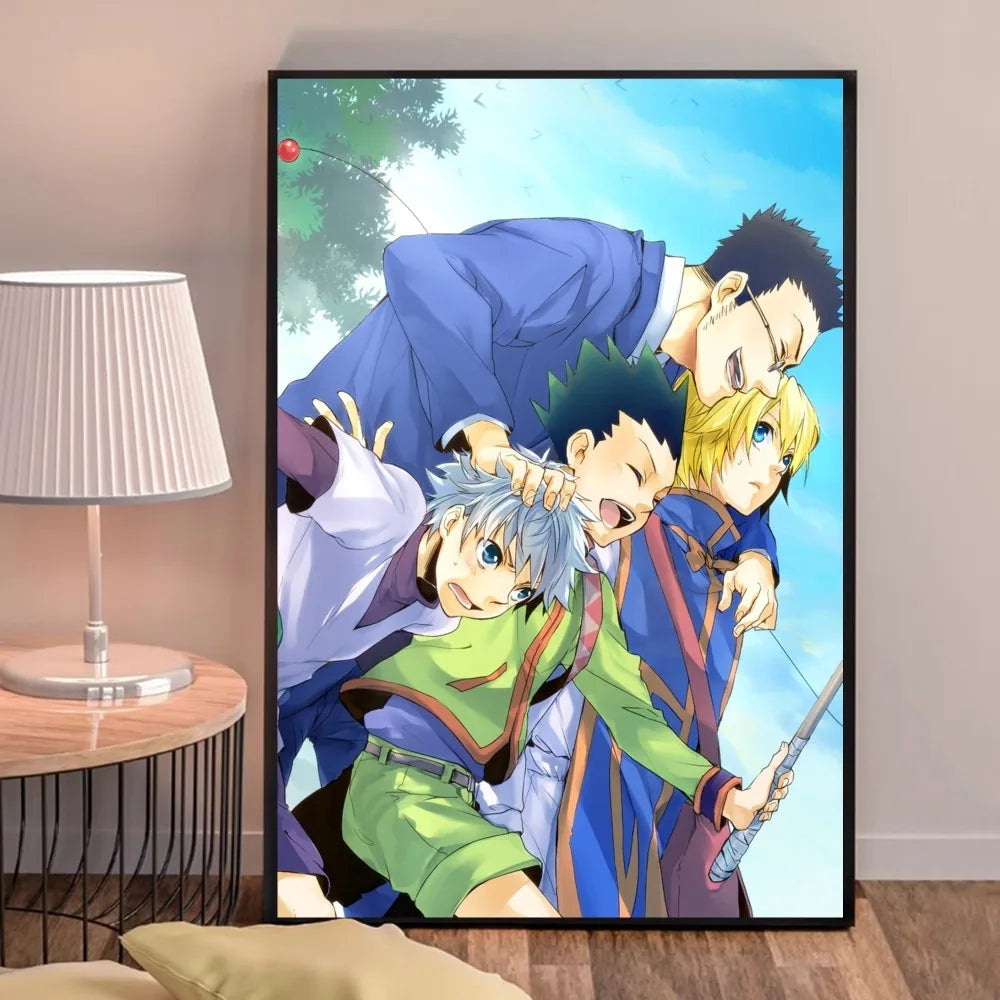 Hunter X Hunte Anime Poster Good Quality Prints and Posters HD Quality Poster Wall Art Painting Study Home Decor