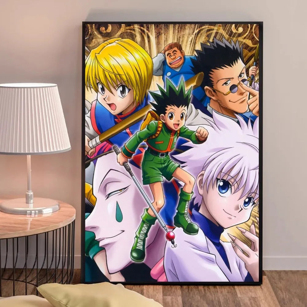 Hunter X Hunte Anime Poster Good Quality Prints and Posters HD Quality Poster Wall Art Painting Study Home Decor