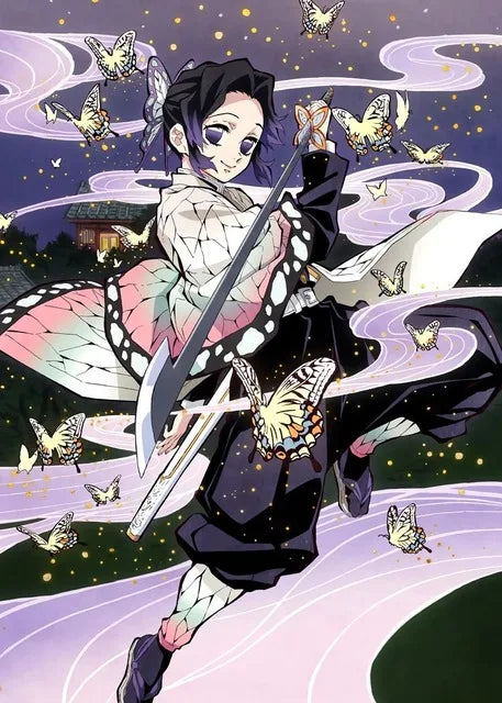 Anime Demon Slayer Classic Canvas Painting Anime Character Posters HD Wall Art Picture Modern Home Decoration