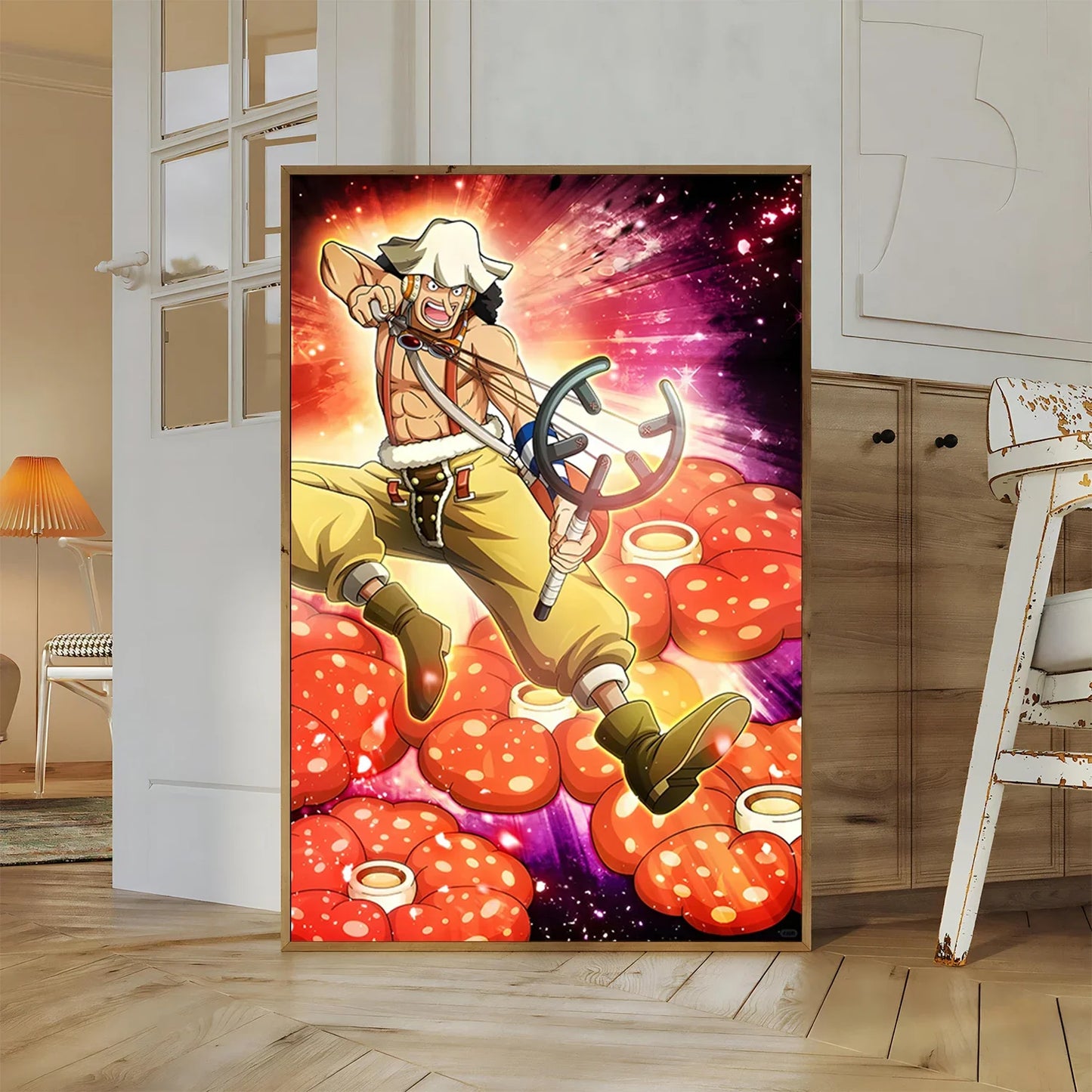 One Piece Buggy Anime Wallpaper Kuzan HD Home Decoration Painting Luffy Wall Art Self-adhesive Poster Sticker Mihawk Kid Gift
