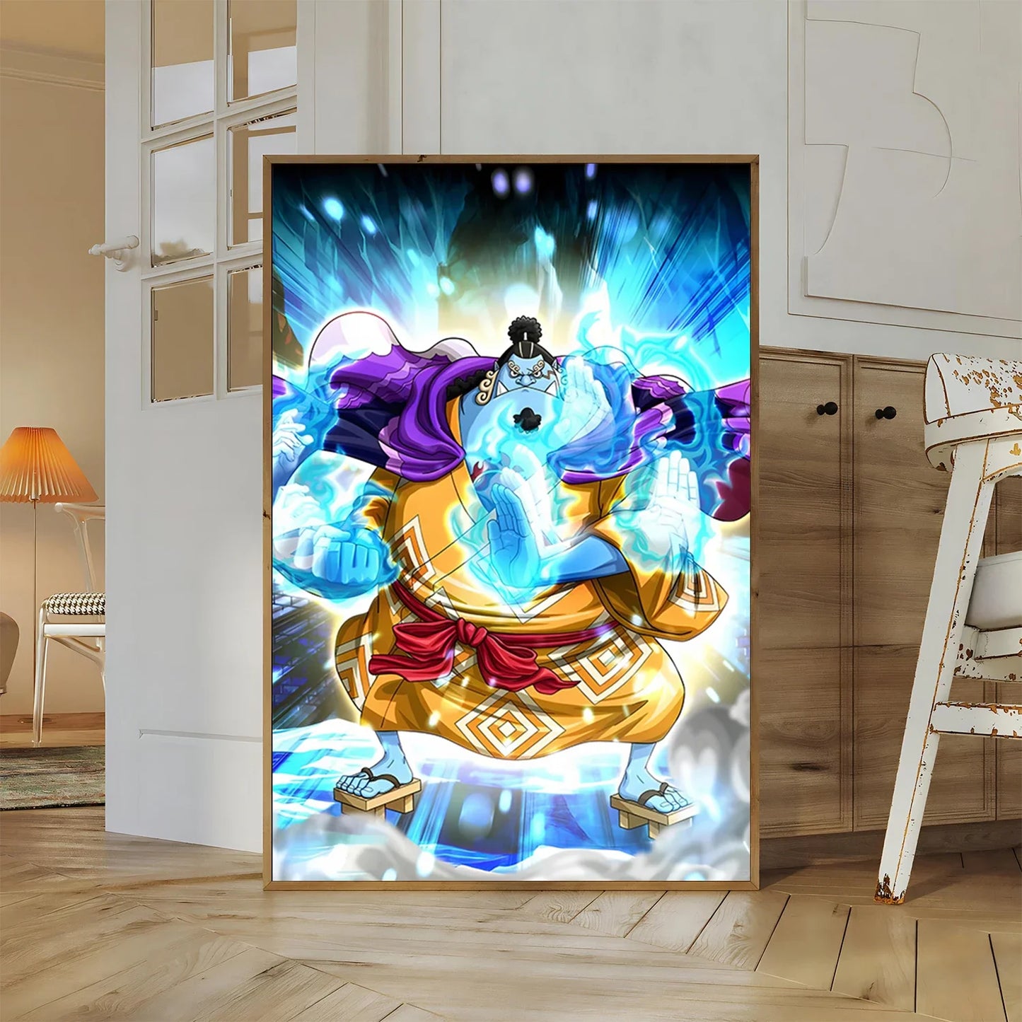 One Piece Buggy Anime Wallpaper Kuzan HD Home Decoration Painting Luffy Wall Art Self-adhesive Poster Sticker Mihawk Kid Gift