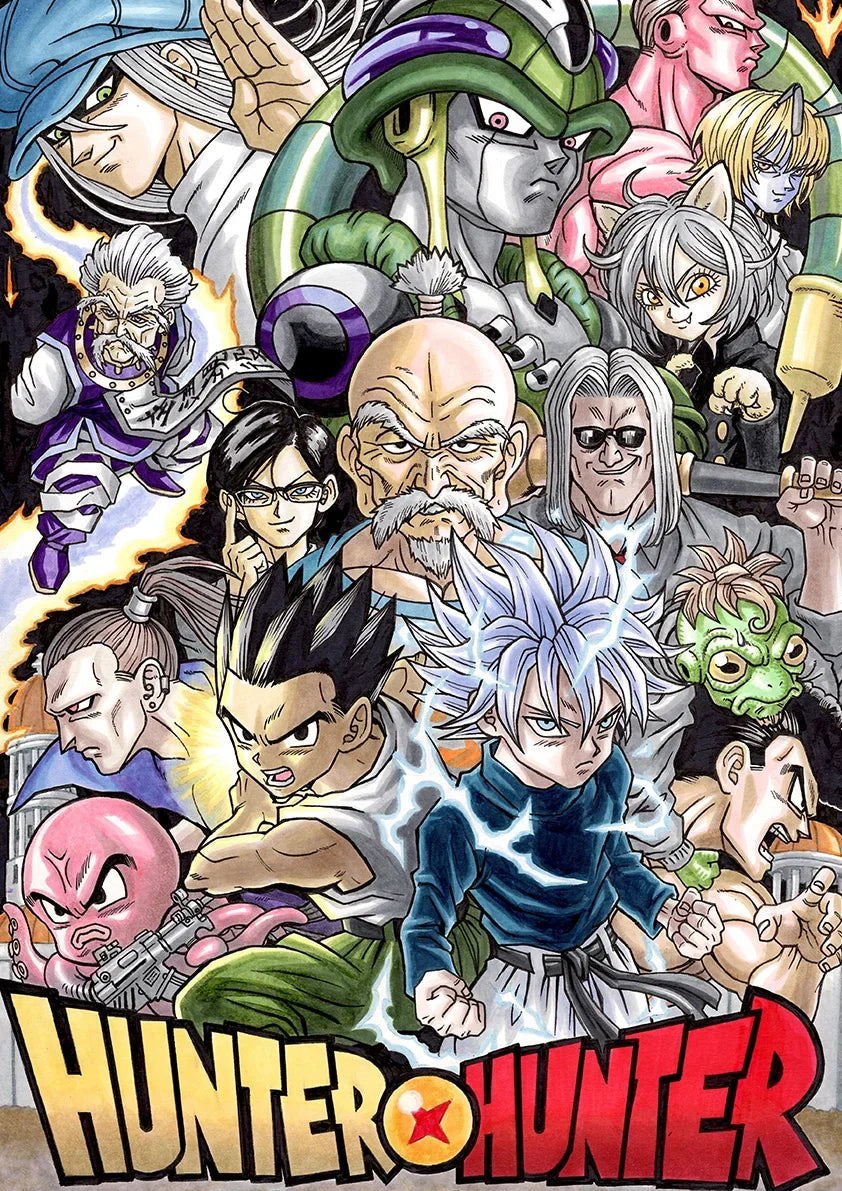 Hunter X Hunter Poster Classic Japanese Anime Aesthetic Canvas Painting Poster Wall Art Picture Room Decoration