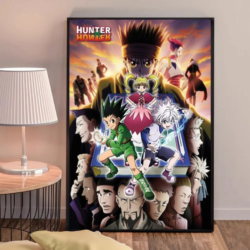 Hunter X Hunte Anime Poster Good Quality Prints and Posters HD Quality Poster Wall Art Painting Study Home Decor