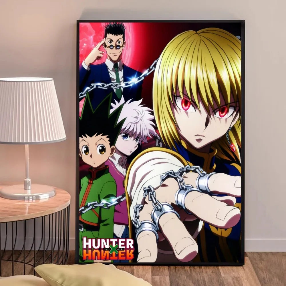 Hunter X Hunte Anime Poster Good Quality Prints and Posters HD Quality Poster Wall Art Painting Study Home Decor