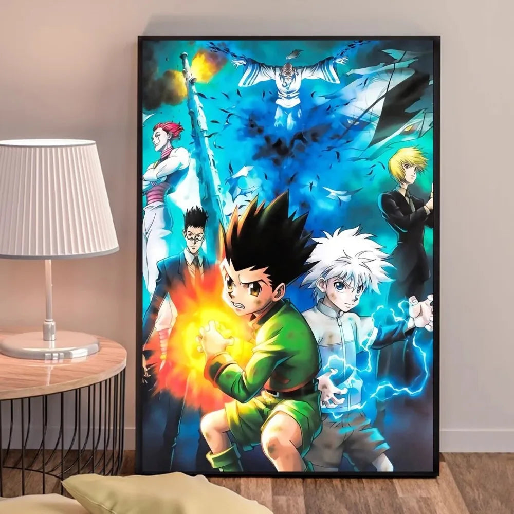 Hunter X Hunte Anime Poster Good Quality Prints and Posters HD Quality Poster Wall Art Painting Study Home Decor