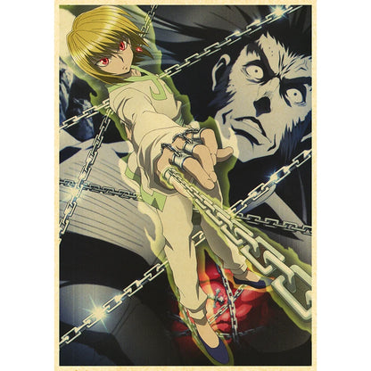 Hunter X Hunte Anime Poster Decor For Home Posters Room Wall Pictur Kraft Paper Retro And Prints Art Bar Cafe Stickers