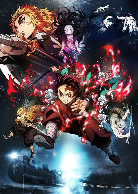 Anime Demon Slayer Classic Canvas Painting Anime Character Posters HD Wall Art Picture Modern Home  Decoration